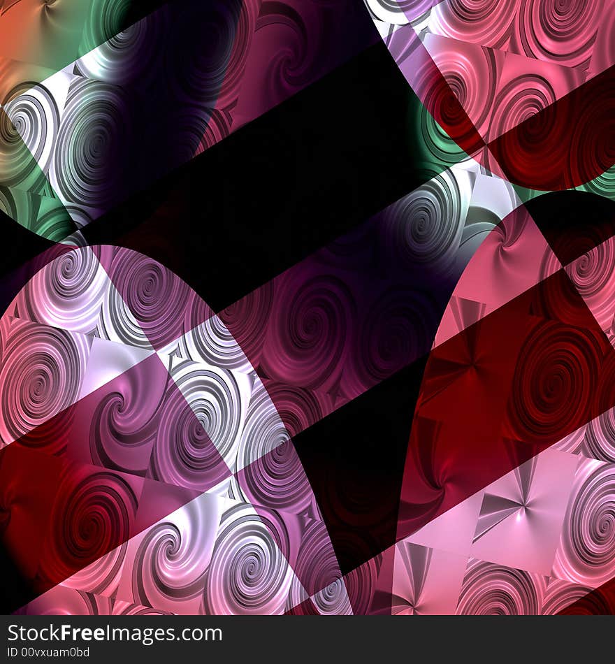 Swirl background multi color idea