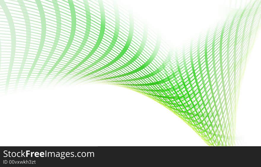 Green abstract background 3d render