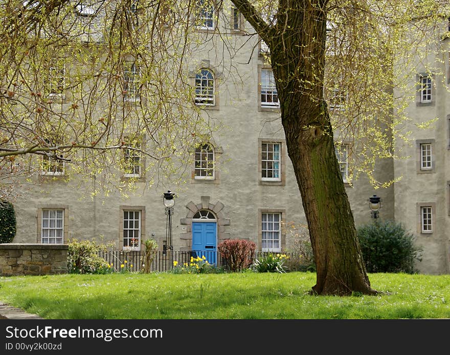 Edinburgh in spring time scenic