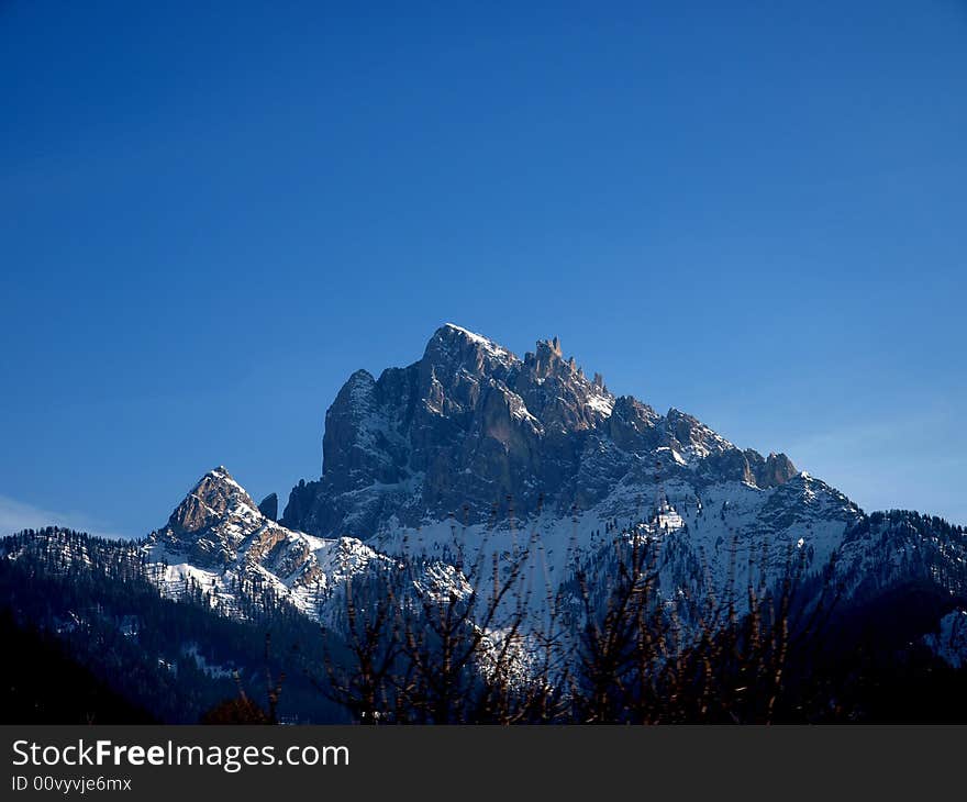 Beautiful scenery of mountain in Italy. Beautiful scenery of mountain in Italy