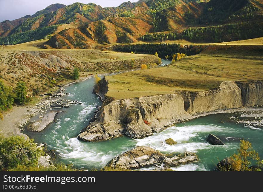 The River In Mountain Valley.