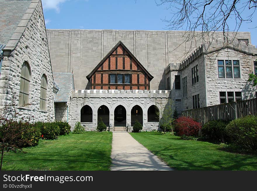 An ancient mansion that is being well preserved until today. Unique architectural design.