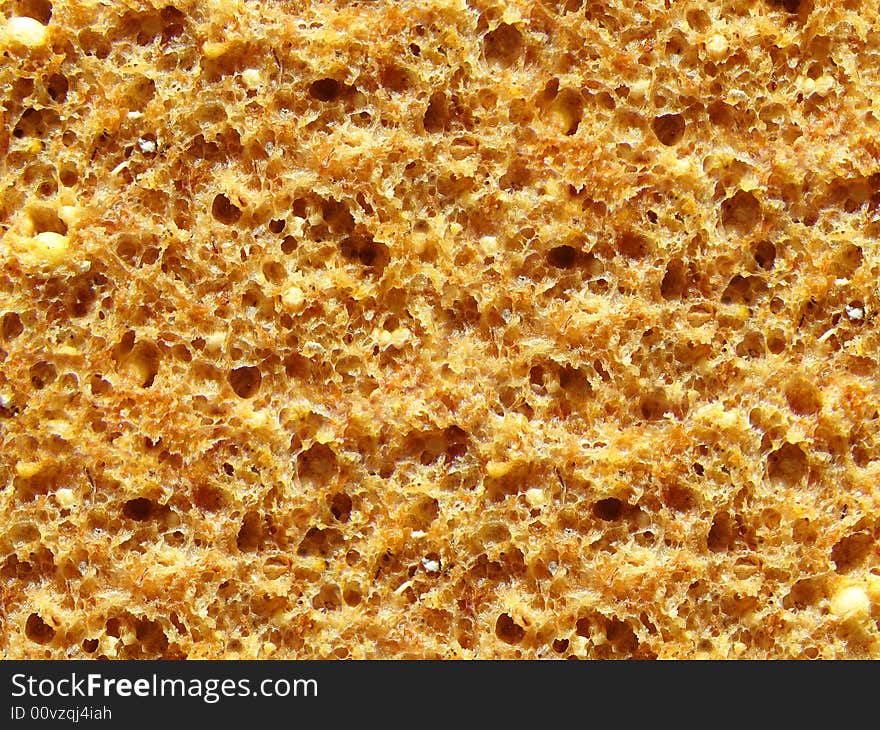 Thin crisp bread texture background