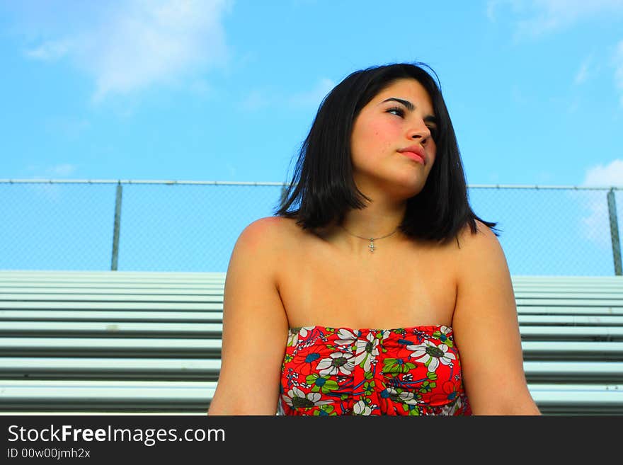 Woman sitting