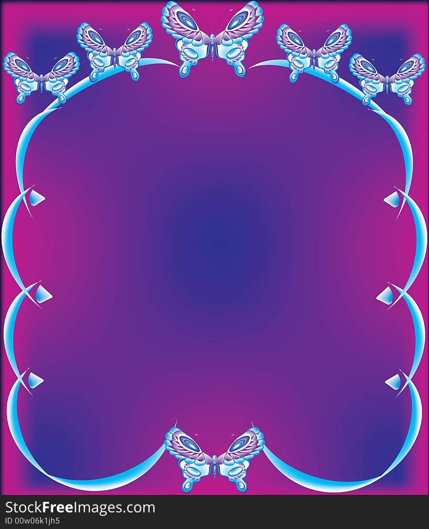 Butterfly frame