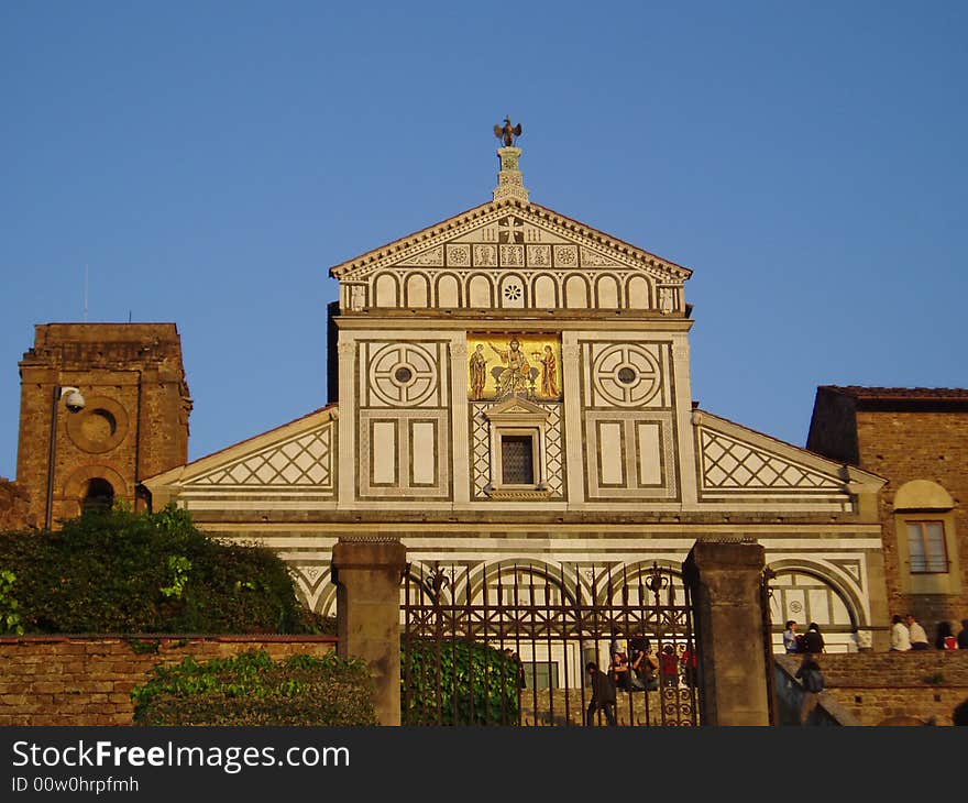 Church S.Miniato in Florence - Italy