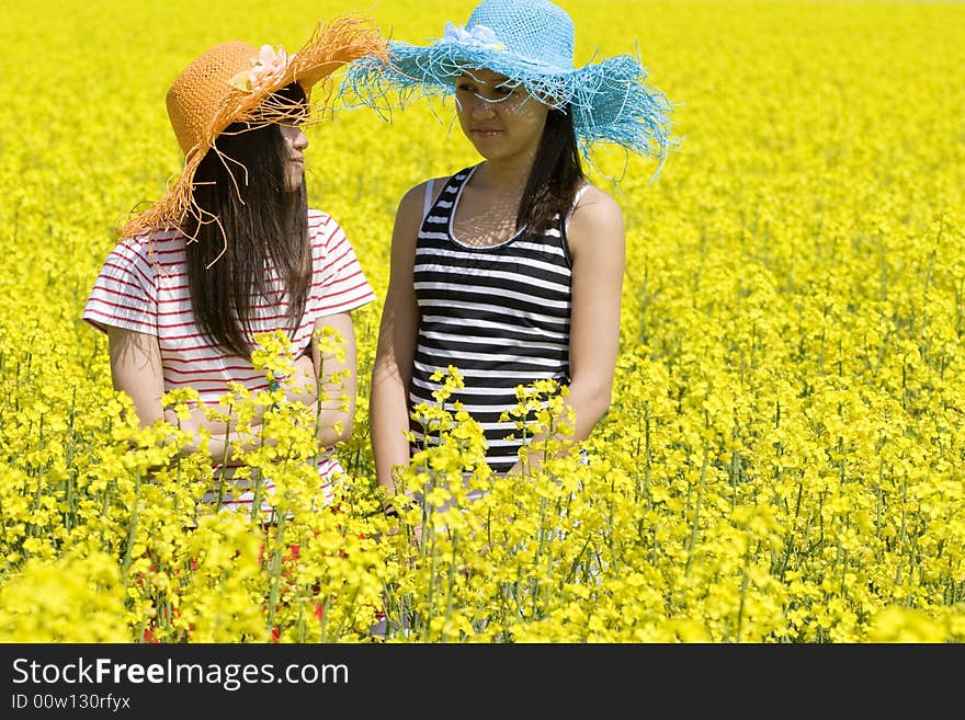 Teenagers in the rape field