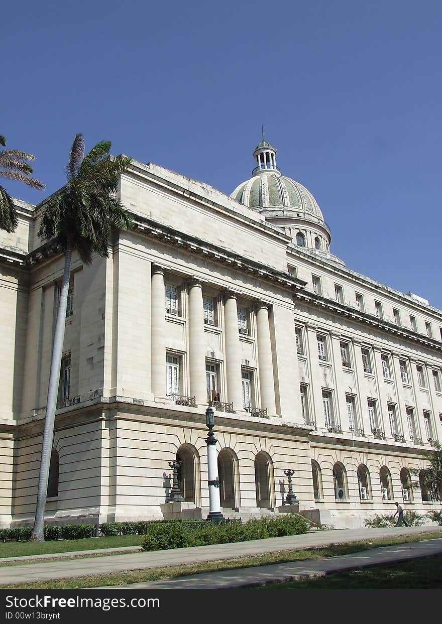 The Cuba National Capitol, in Havana