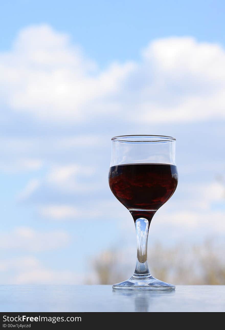 Red Wine And Sky