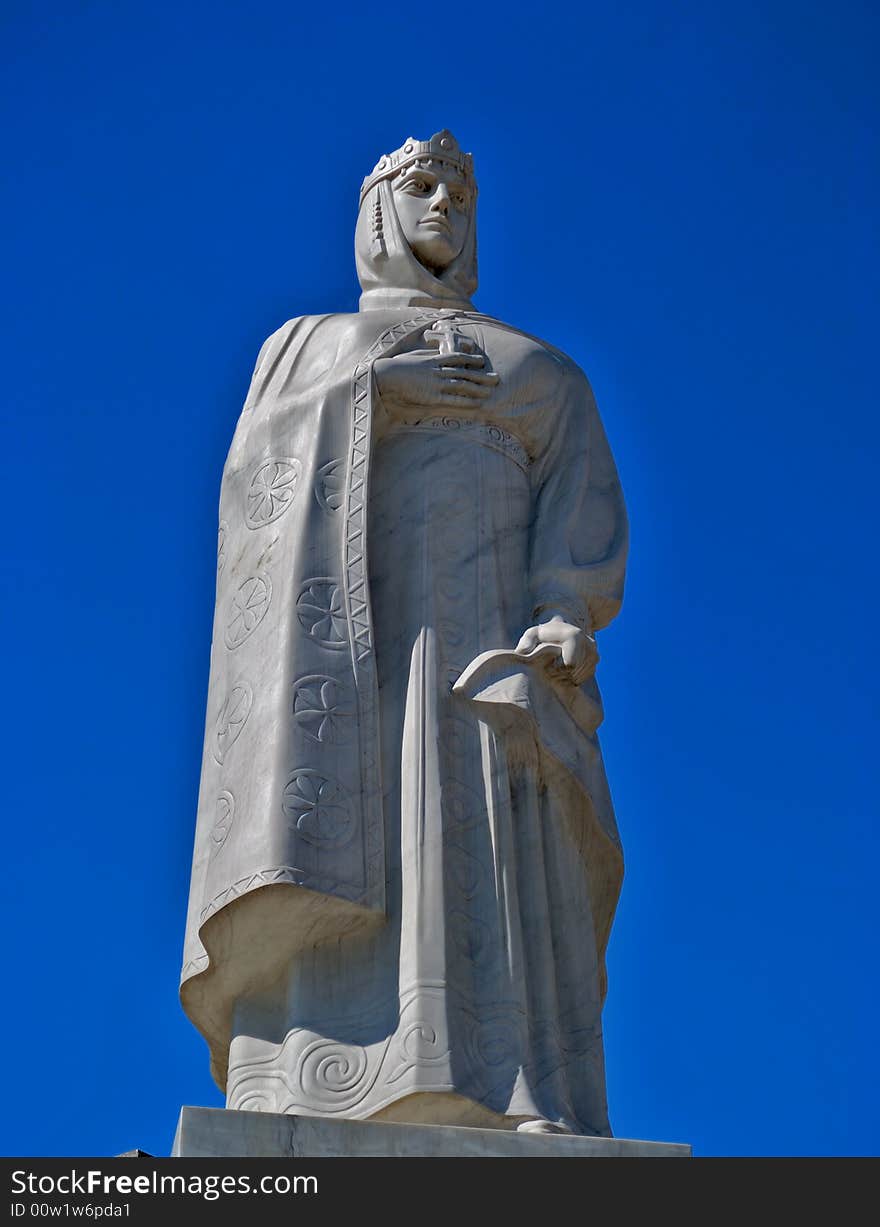 Monument of famous russian duchess Olga in Kiev, Ukraine. Monument of famous russian duchess Olga in Kiev, Ukraine