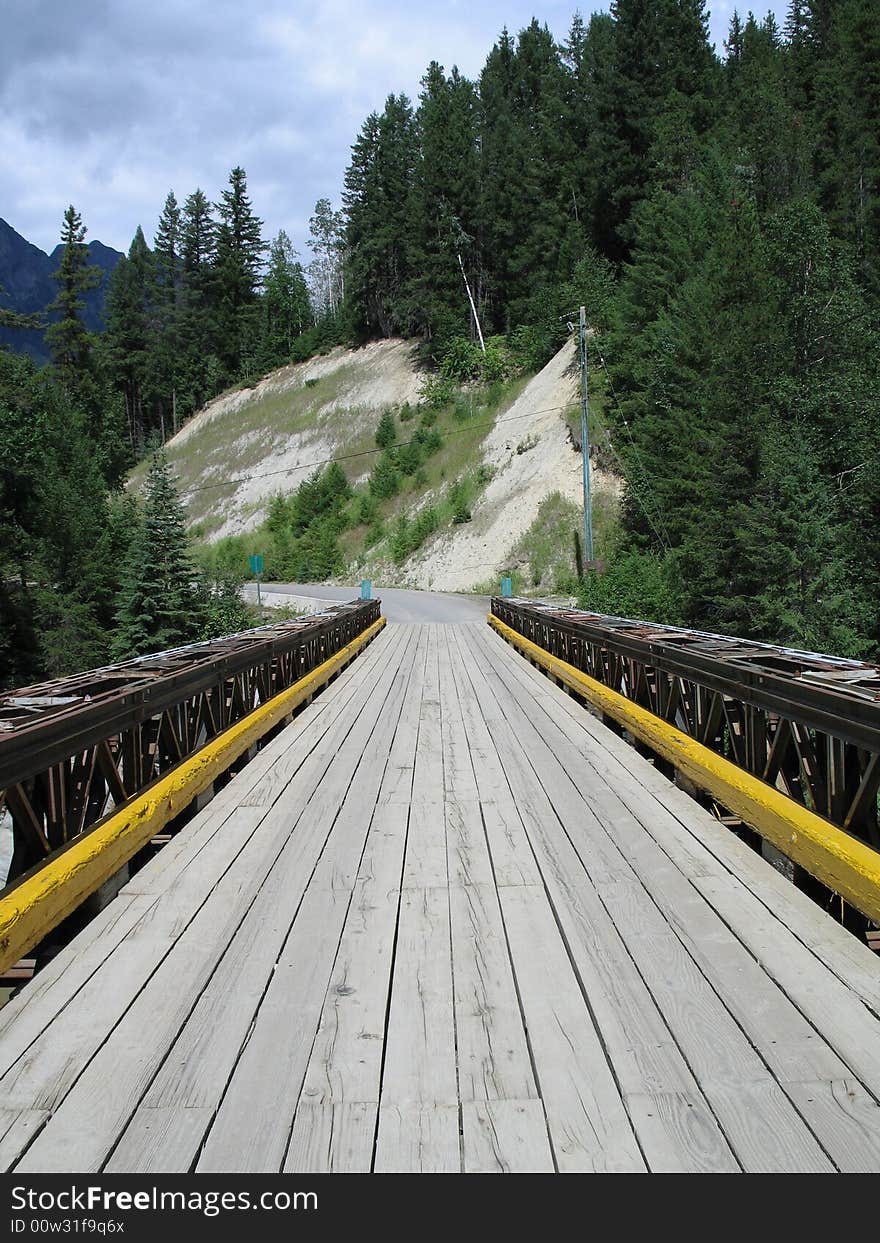 Wooden bridge