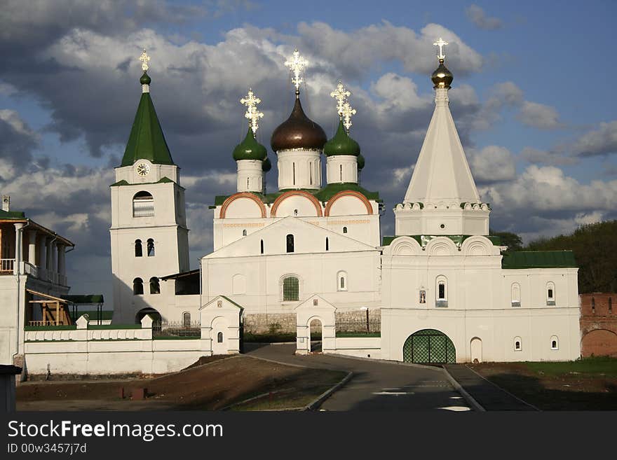 This is a monastery in Nizhniy Novgorod. Russia. This is a monastery in Nizhniy Novgorod. Russia.