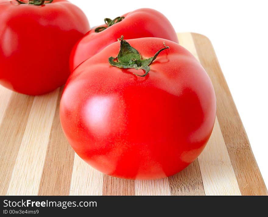 Vegetables On Cutting Board.