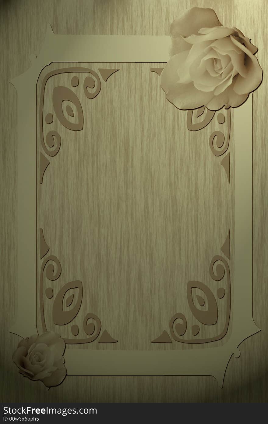 Retro style background / frame in sepia tones. Retro style background / frame in sepia tones