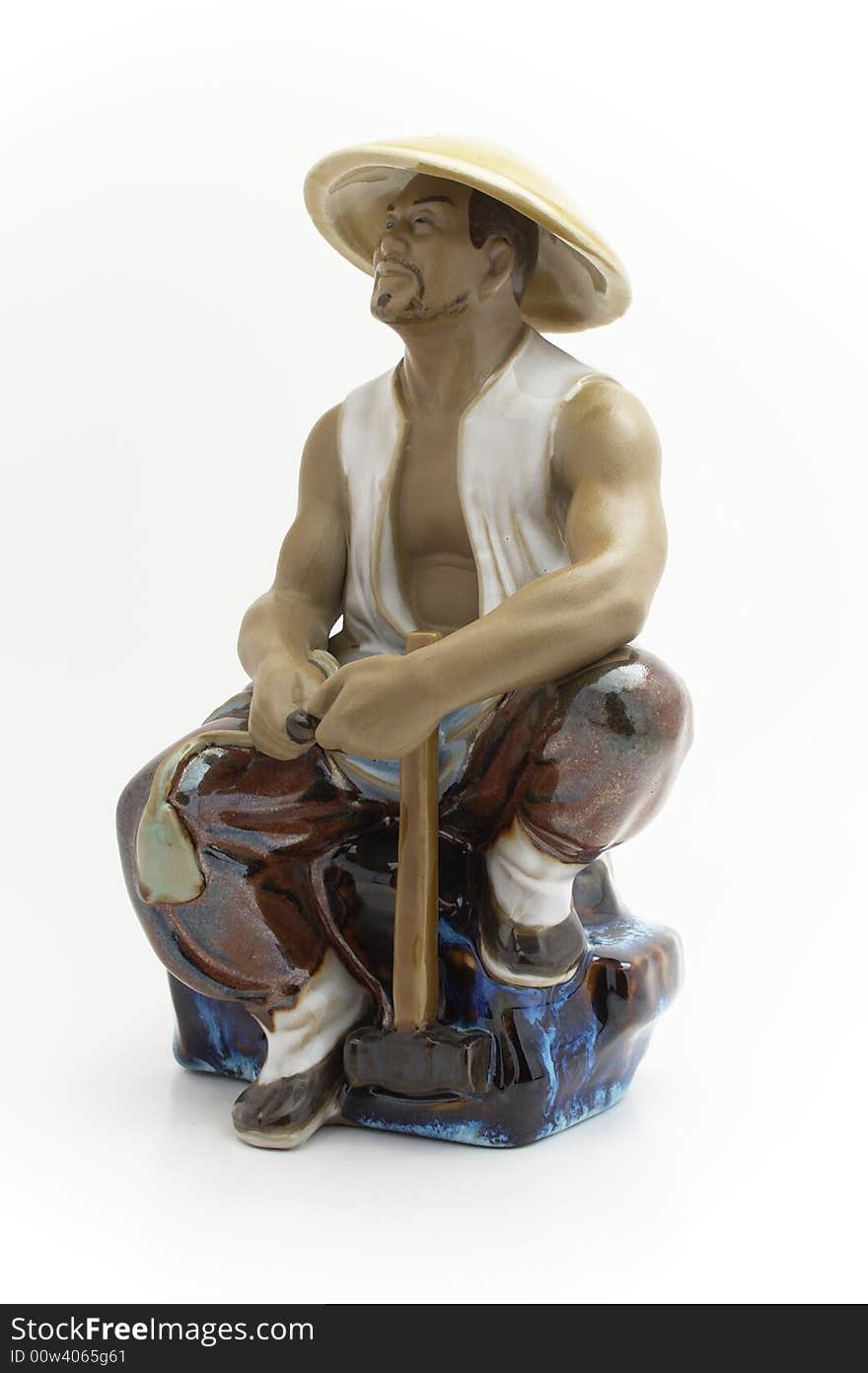 Figurine of sitting Chinese