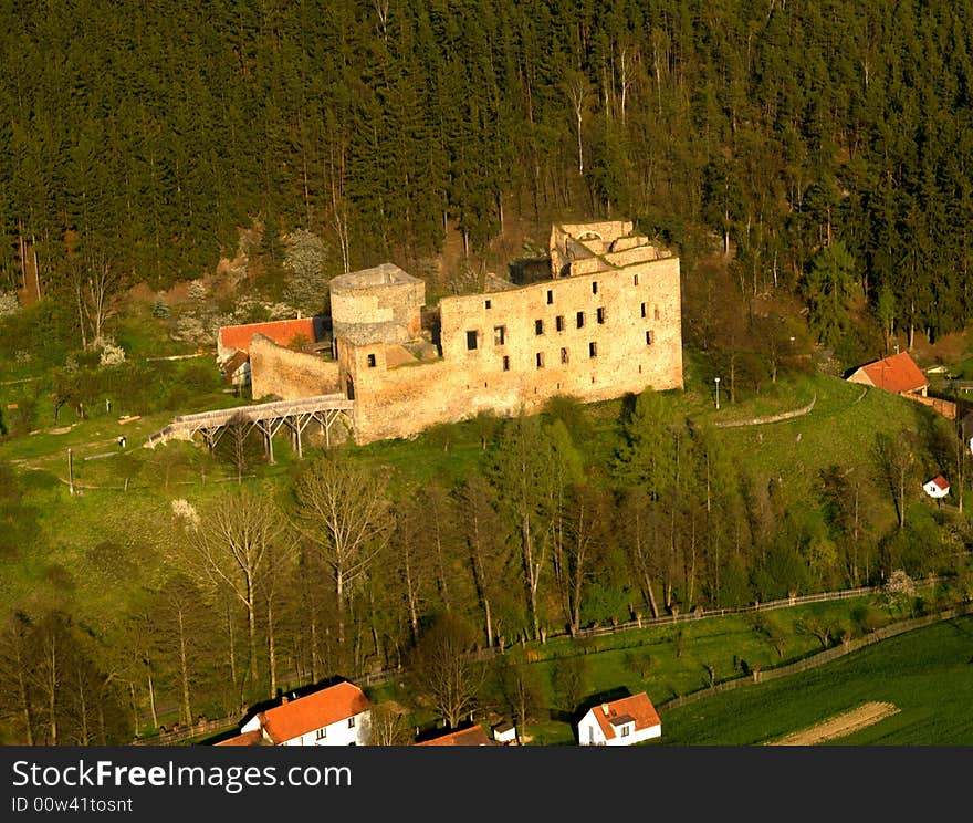 Castle Krakovec air photo