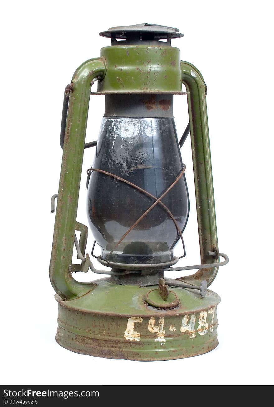 Old gasoline lamp