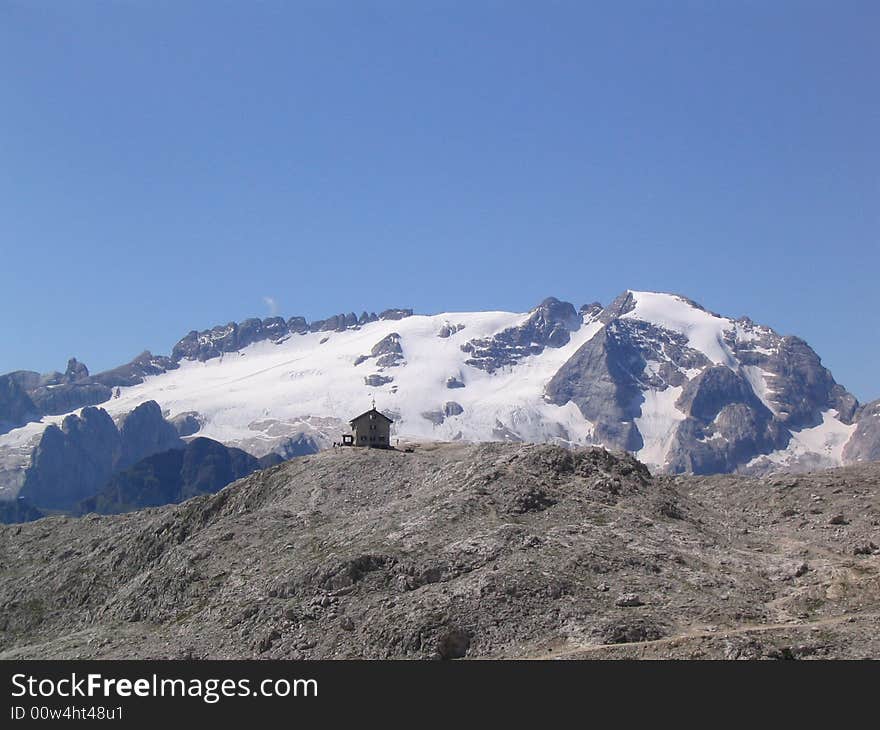 Marmolada glacier