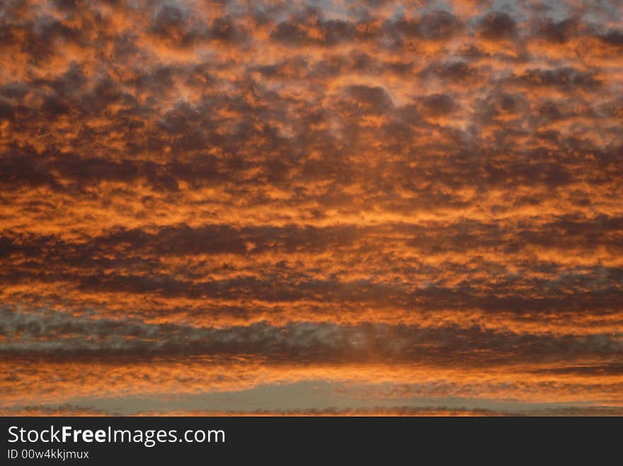 Image taken of a sunset on the gold coast australia