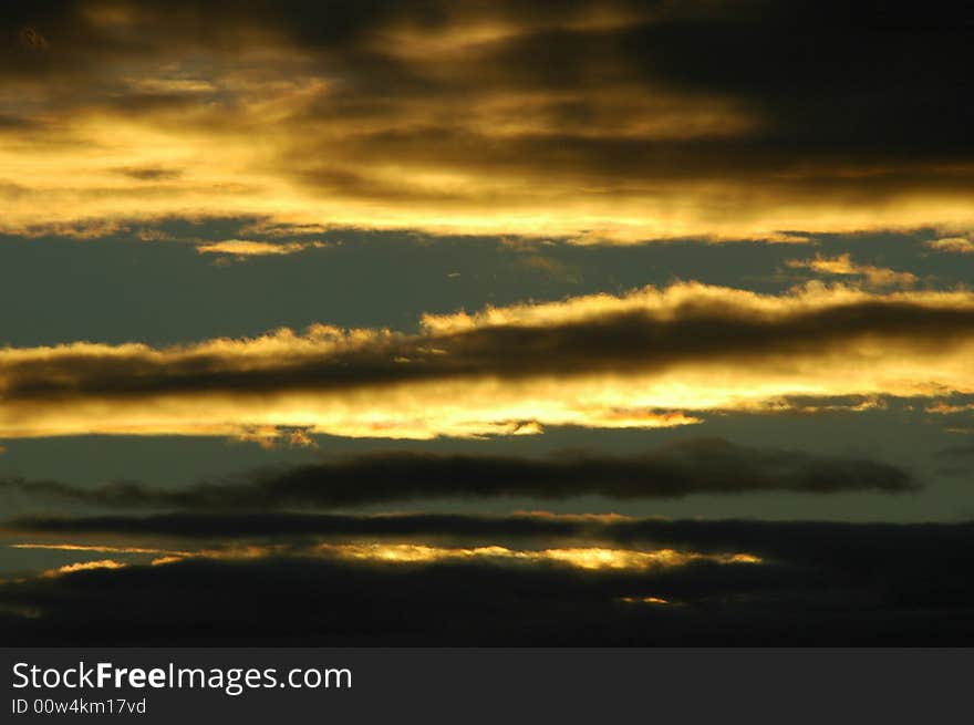 Image taken of a sunset on the gold coast australia