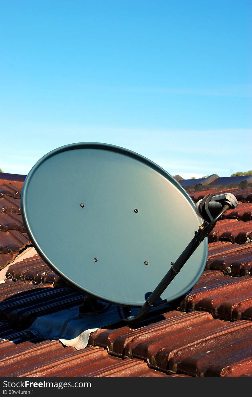 A portrait of a Satellite Dish. A portrait of a Satellite Dish.