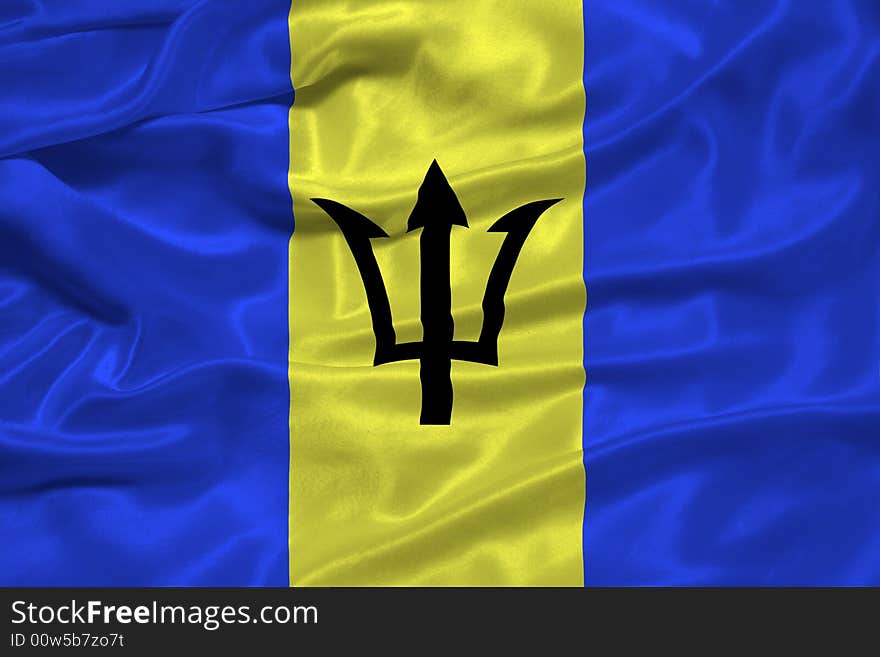 Barbados Flag 3