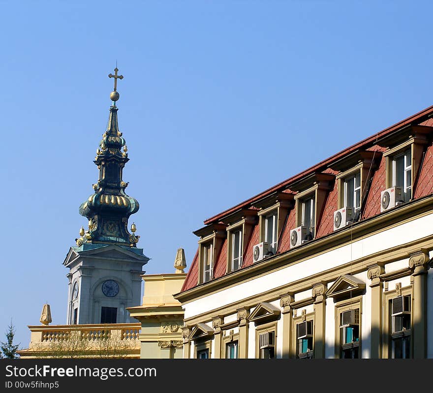 Orthodox Saborna Church in Belgrade. Orthodox Saborna Church in Belgrade