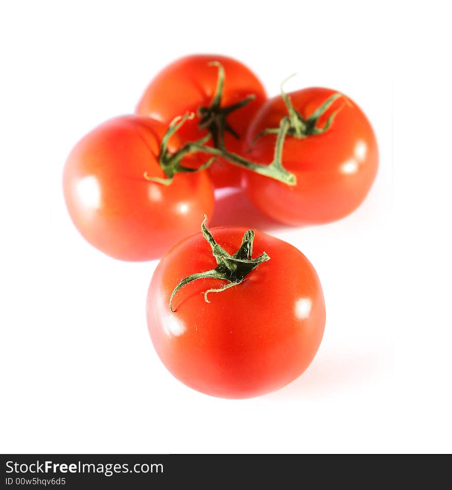 Fresh red tomatoes