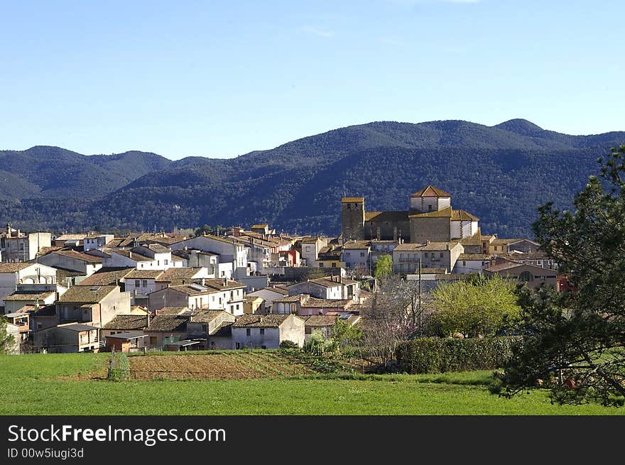 Small town in the Pyrenees