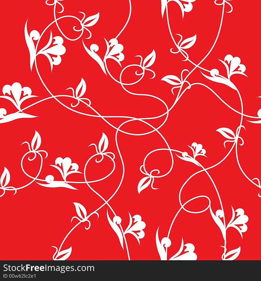 Seamless pattern with white sheet. Seamless pattern with white sheet