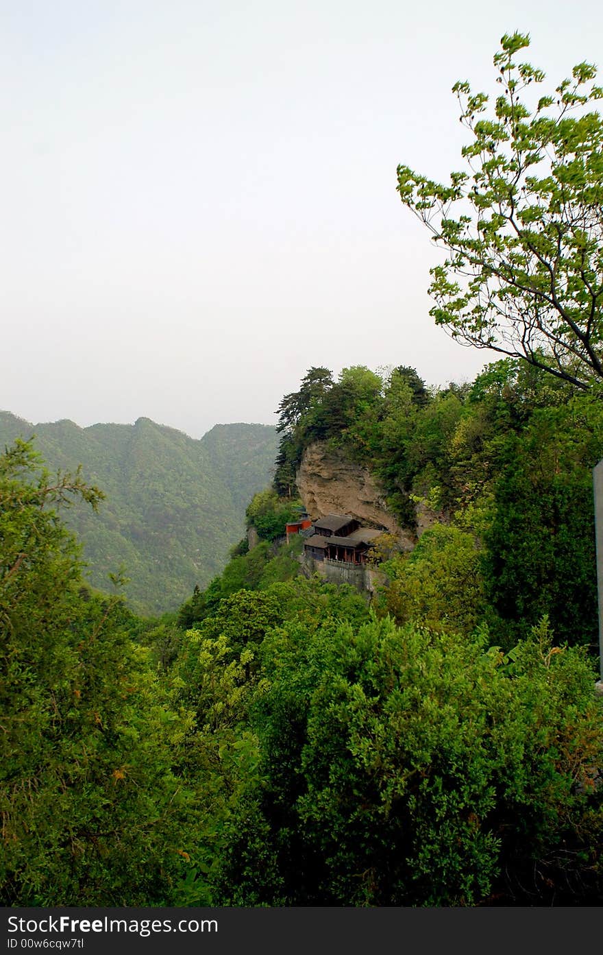 Wudang mountain in the morning.Hubei province,China.