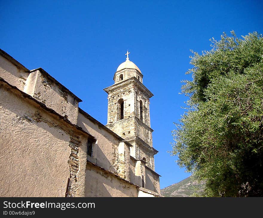 Church And Blue Sky