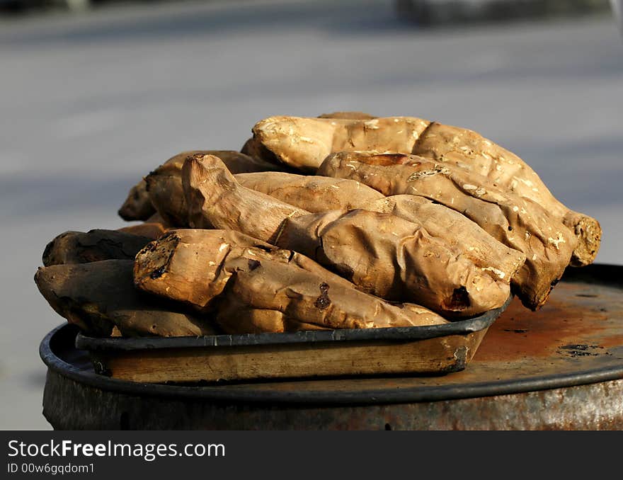 Roast sweet potato.