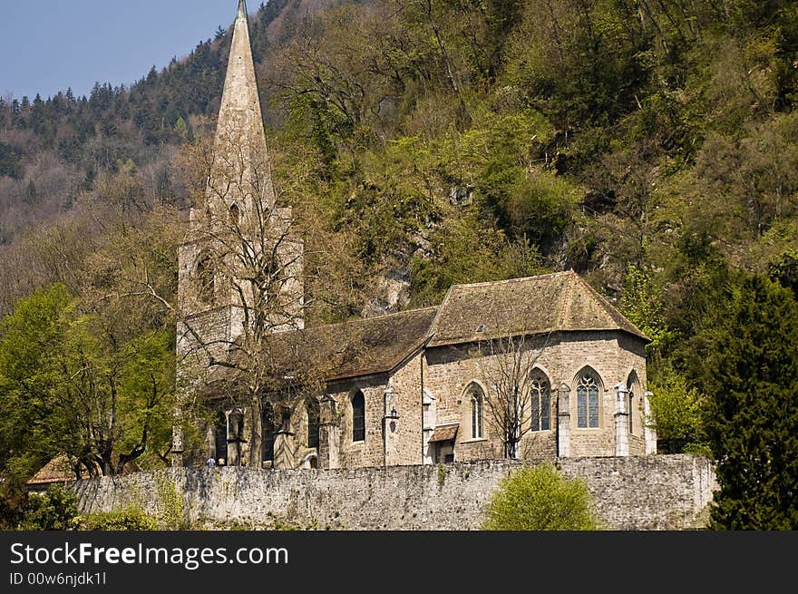 Old Church between Vevey & Chillon