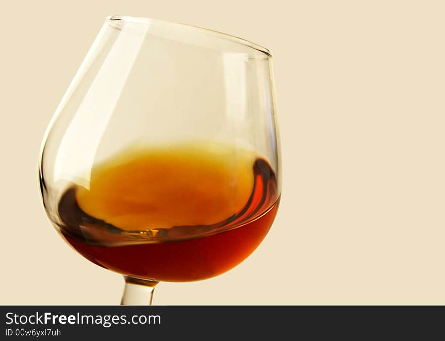 Brandy in glass