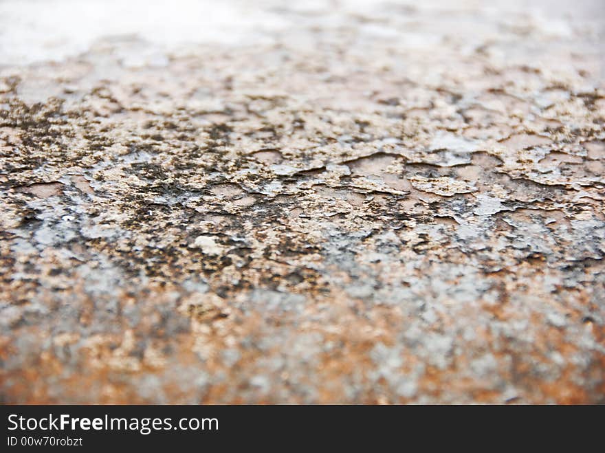 Decay texture, rivets and peeling paint