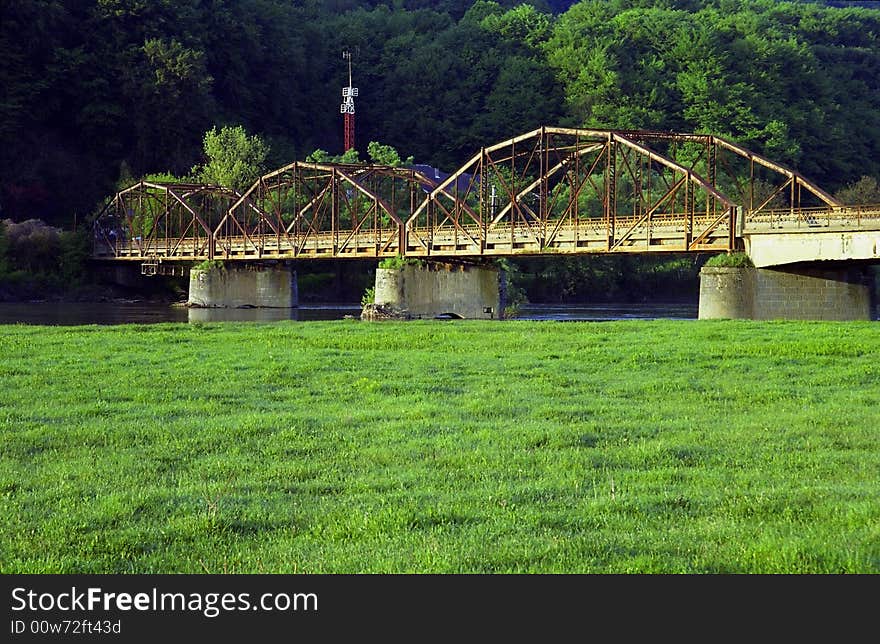 Old metal bridge