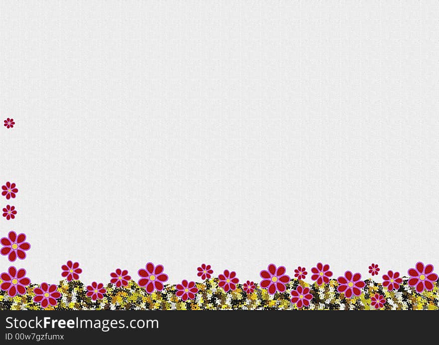 Textured floral background