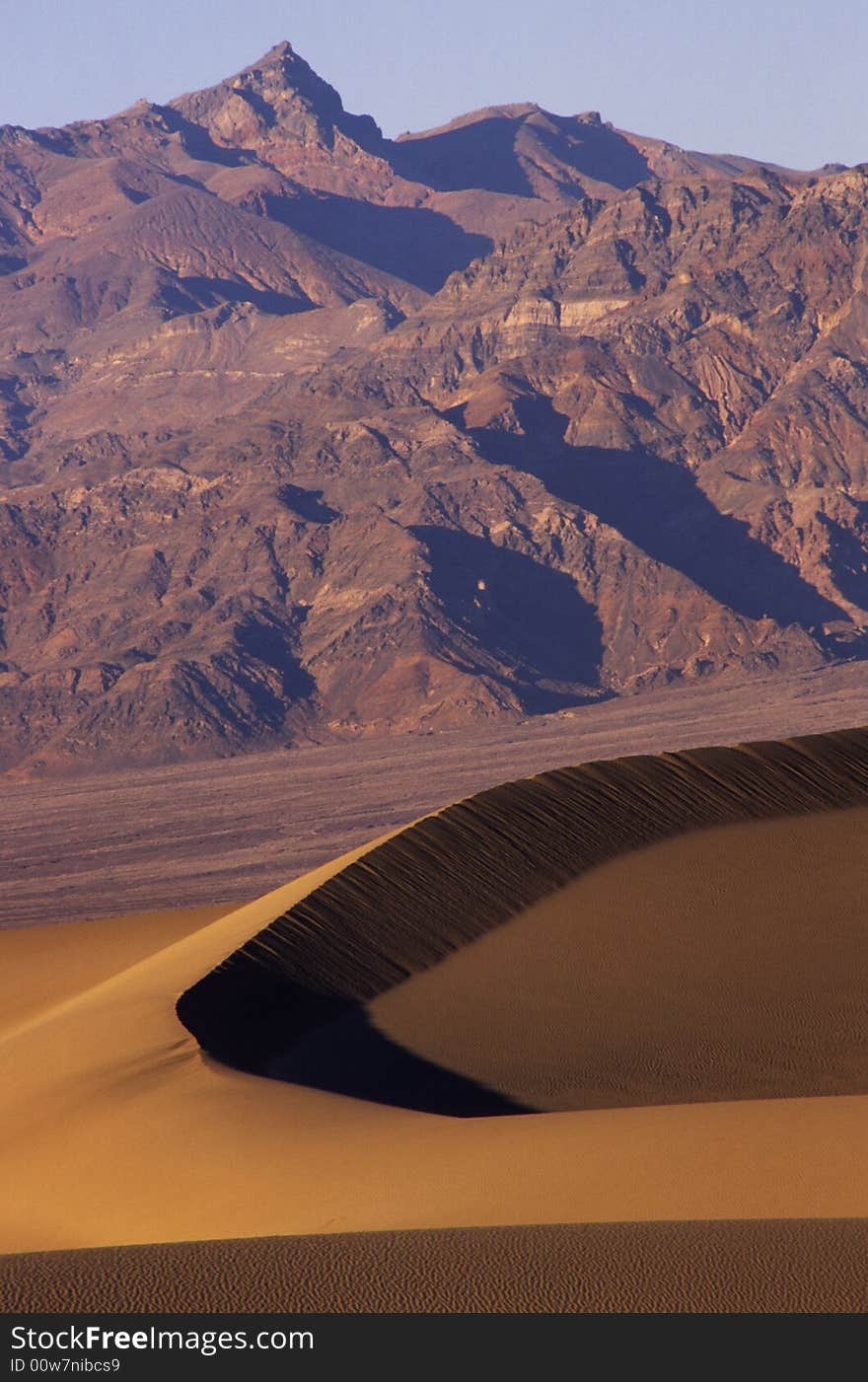 Sand dunes in Death Valley