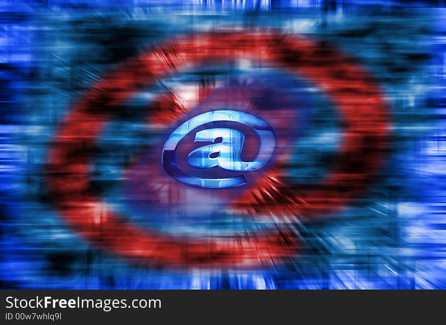 Abstract network background