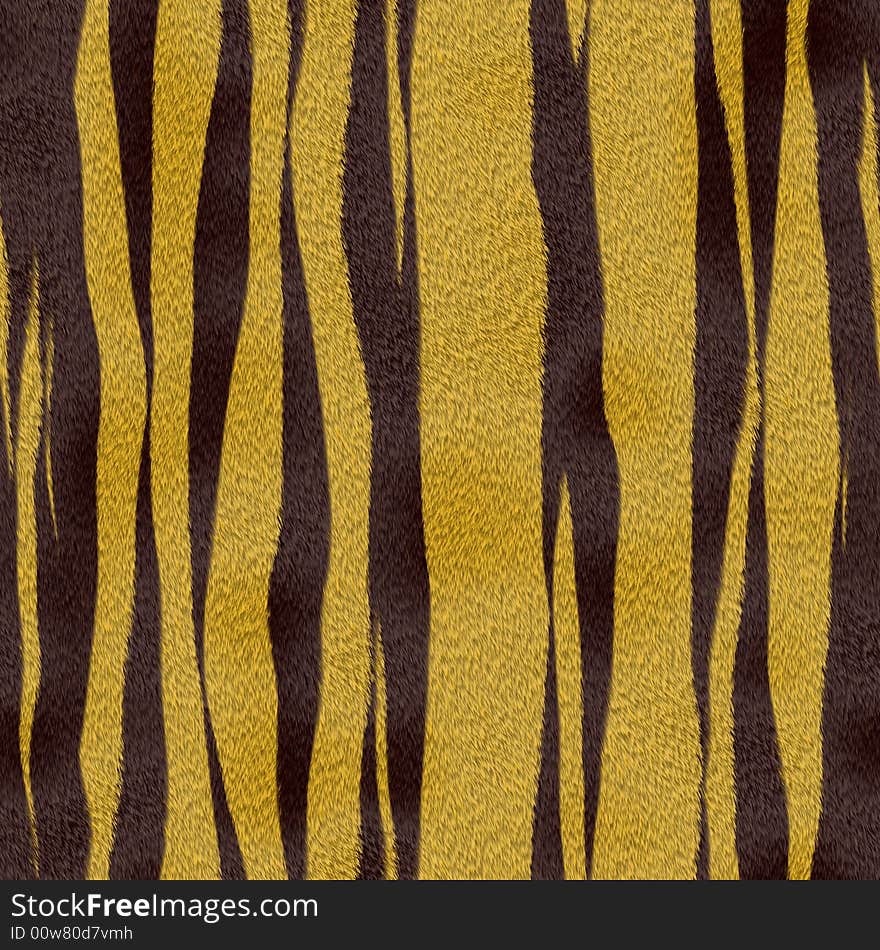 Macro close up detail of tiger hide skin background texture. Repeating tile pattern stitches together. Macro close up detail of tiger hide skin background texture. Repeating tile pattern stitches together.