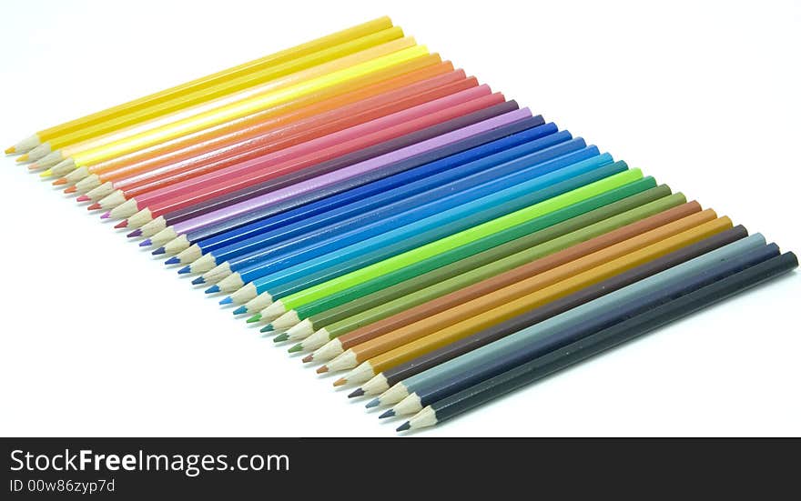 Coloured pencils