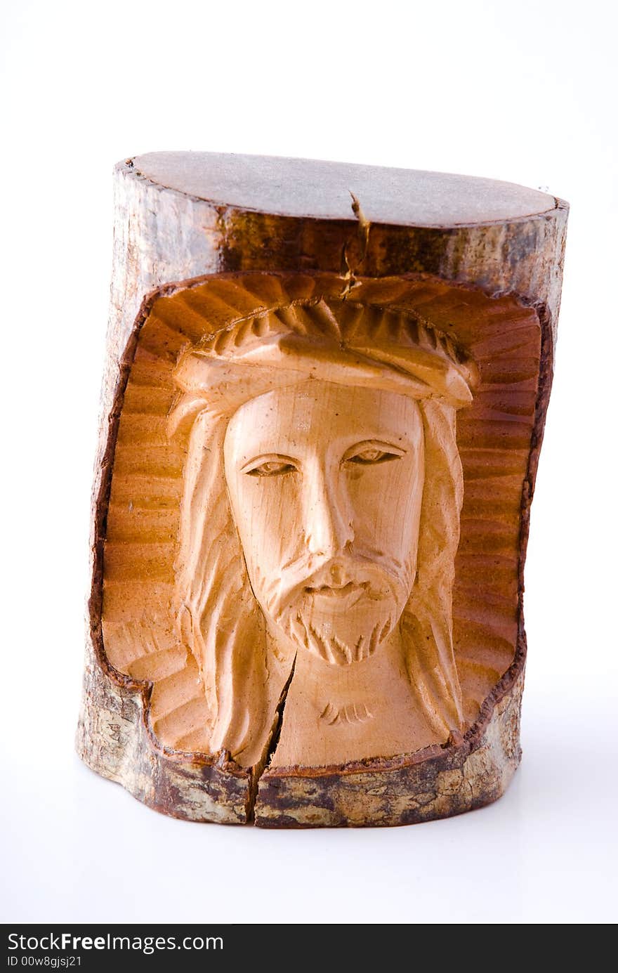 Carving Of Jesus Or God