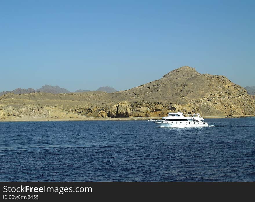 Boat in the sea