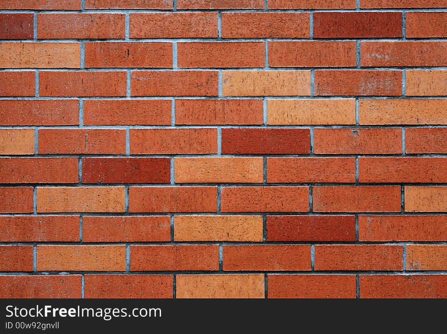 Red texture of brick wall. Red texture of brick wall