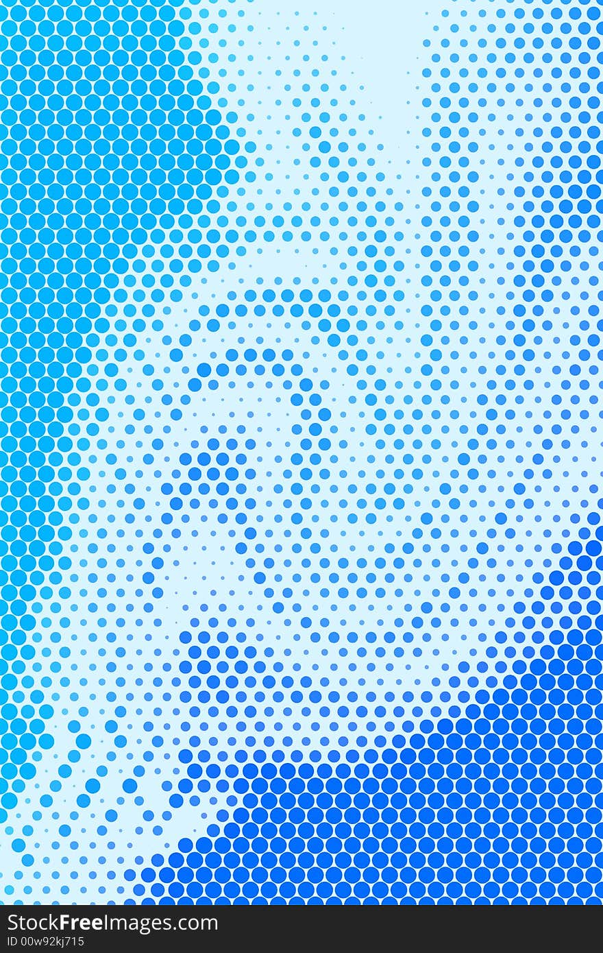 Vector illustration of abstract blue