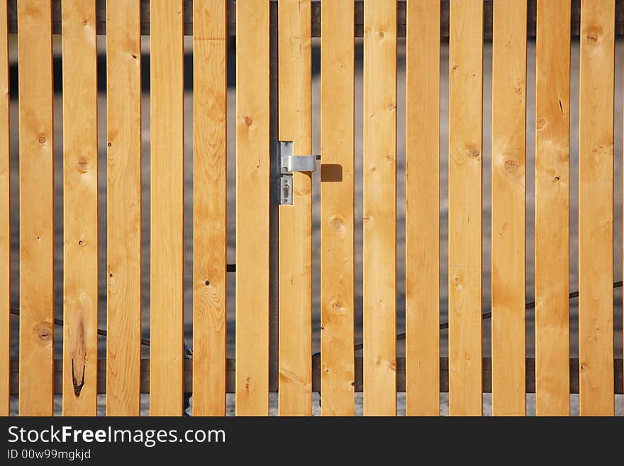 Brown fence door texture background