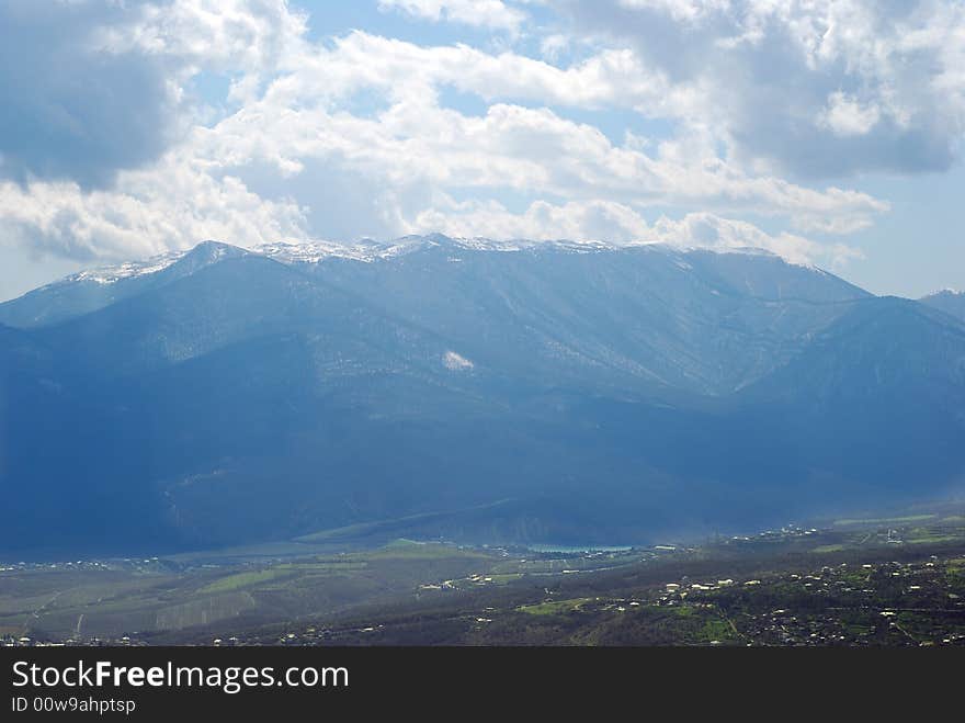 View of Crimea mountains, Ukraine