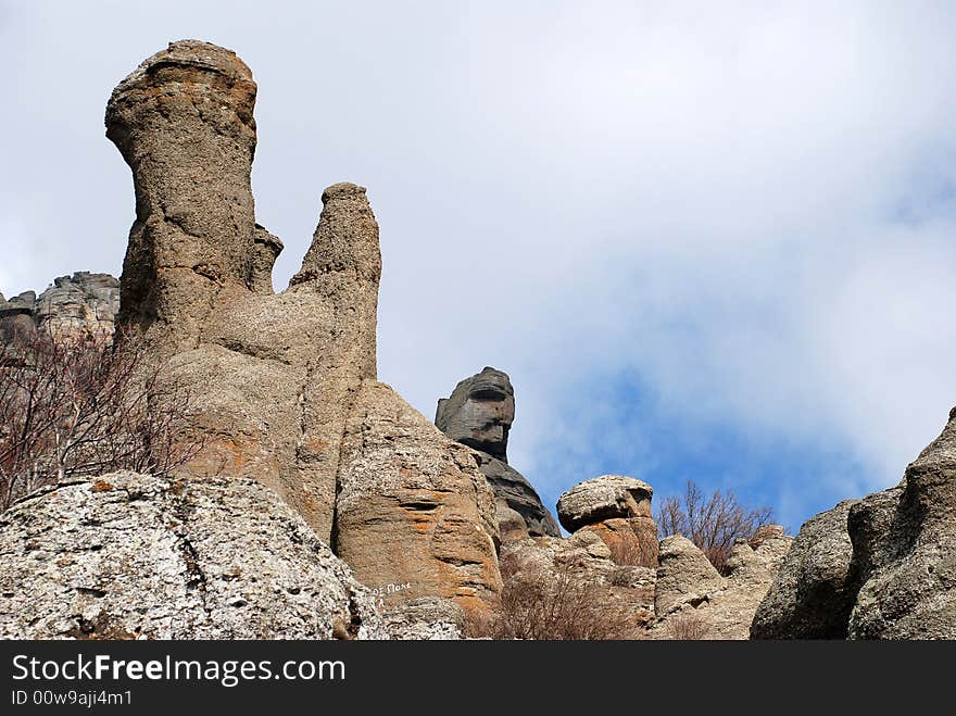 Vieuw of mountain Demerdgi, Crimea. Vieuw of mountain Demerdgi, Crimea