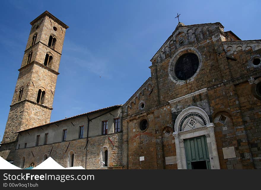 Detail from San Giovanni Cathedral - Volterra - Tuscany - Italy. Detail from San Giovanni Cathedral - Volterra - Tuscany - Italy